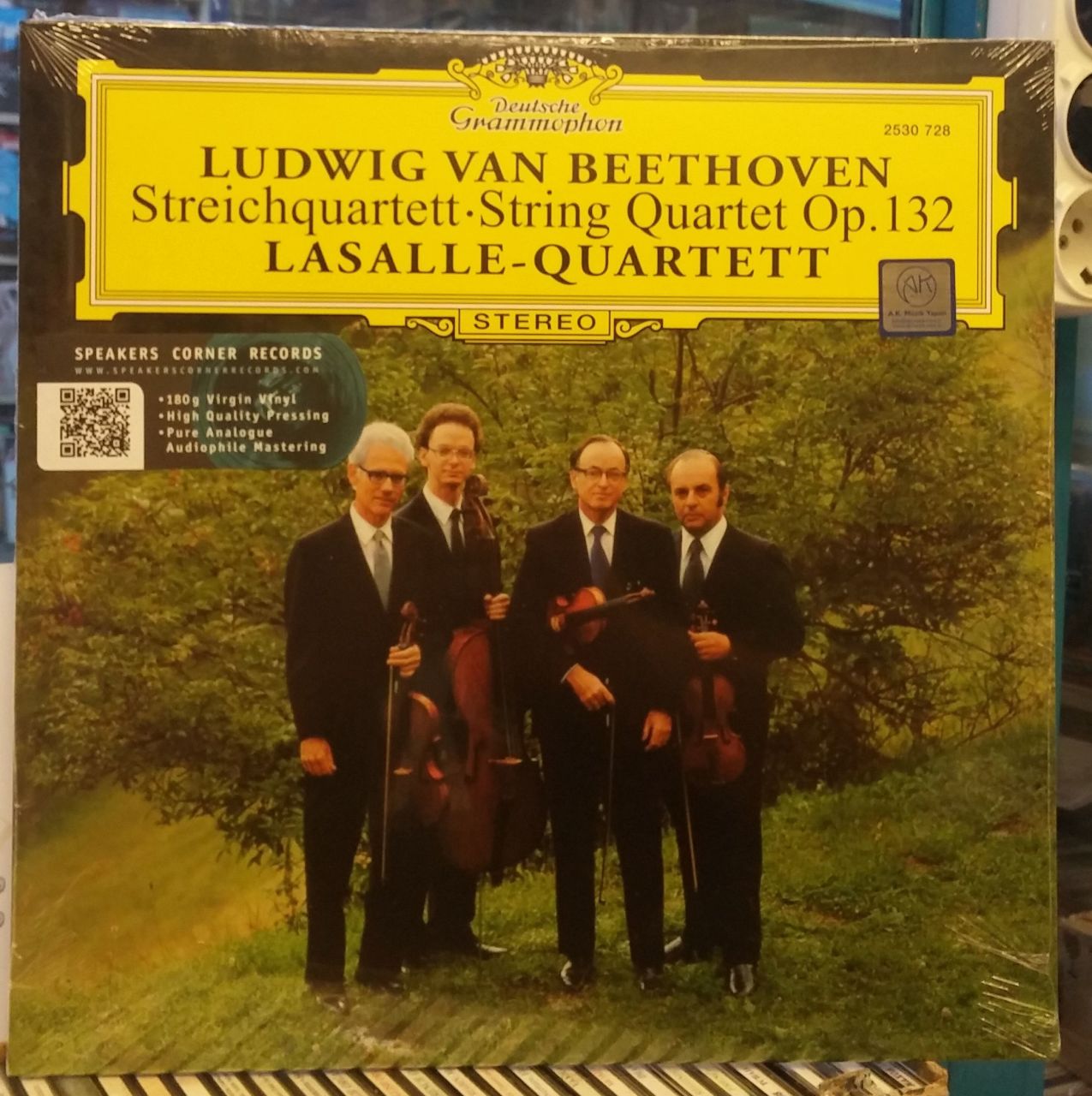 BEETHOVEN STRING QUARTET OP 132 LP 180GR LASALLE
