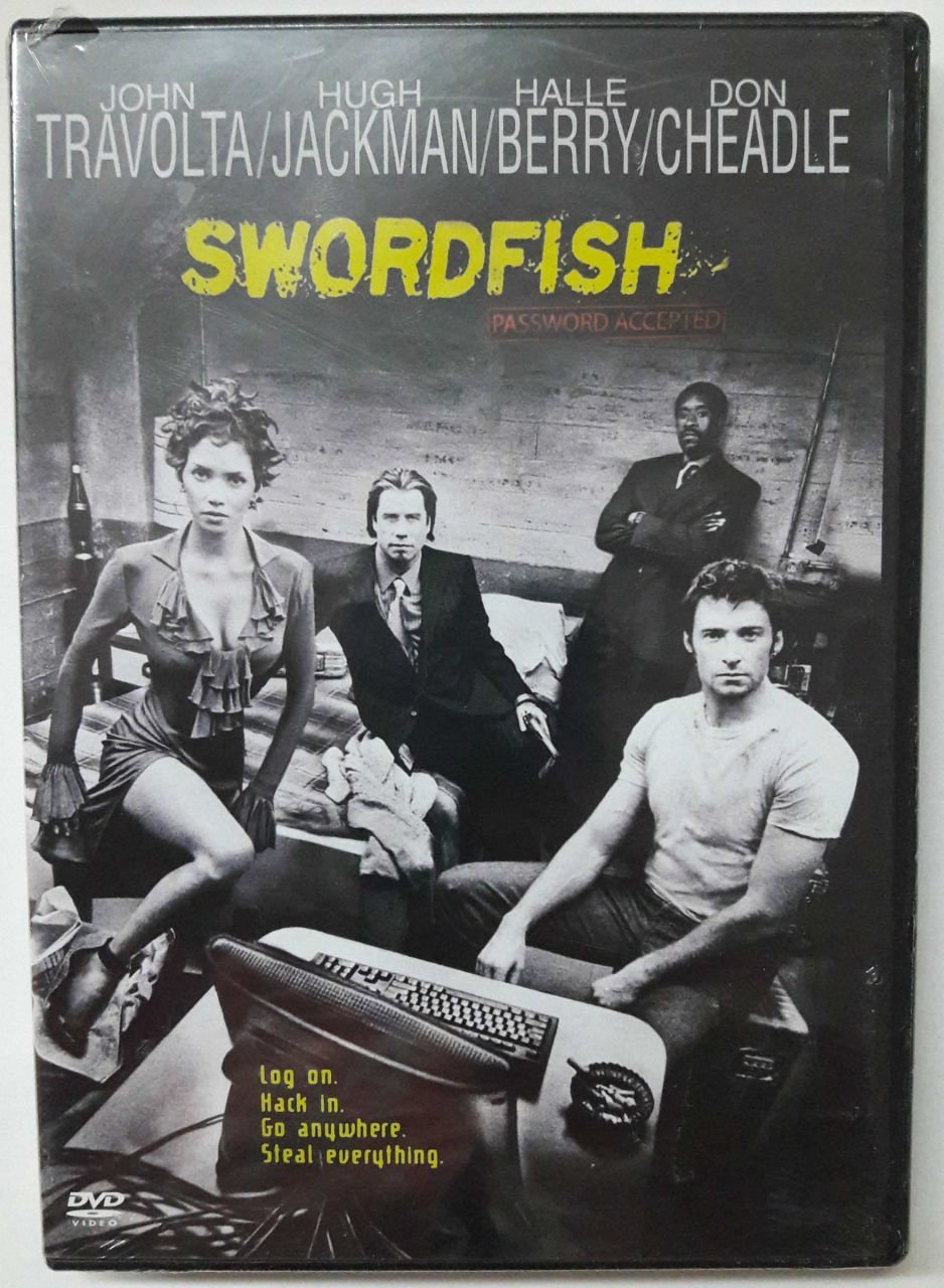 SWORDFISH - JOHN TRAVOLTA - HUGH JACKMAN - HALLE BERRY - DVD SIFIR