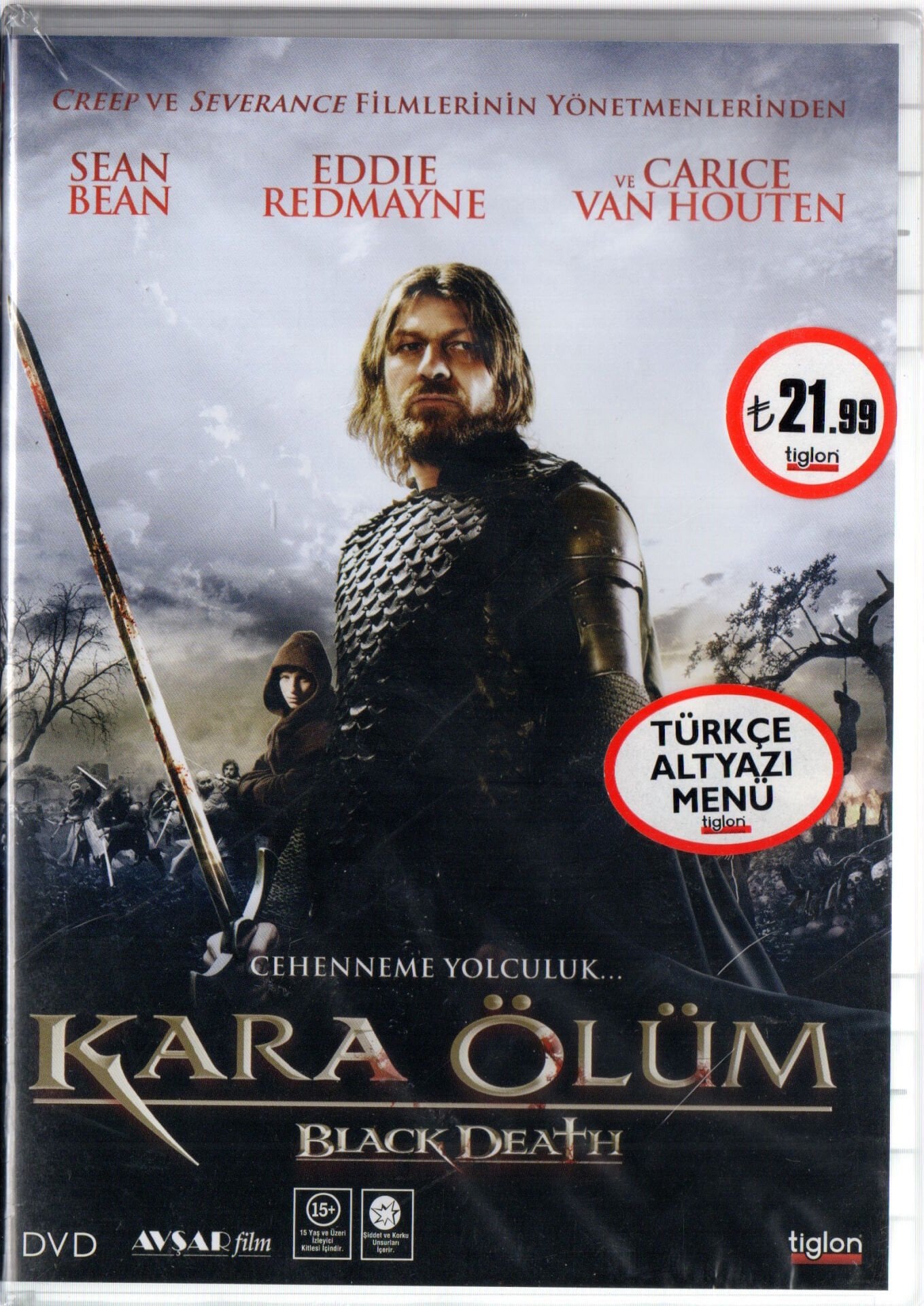 BLACK DEATH - KARA ÖLÜM - SEAN BEAN - DVD AMBALAJINDA SIFIR
