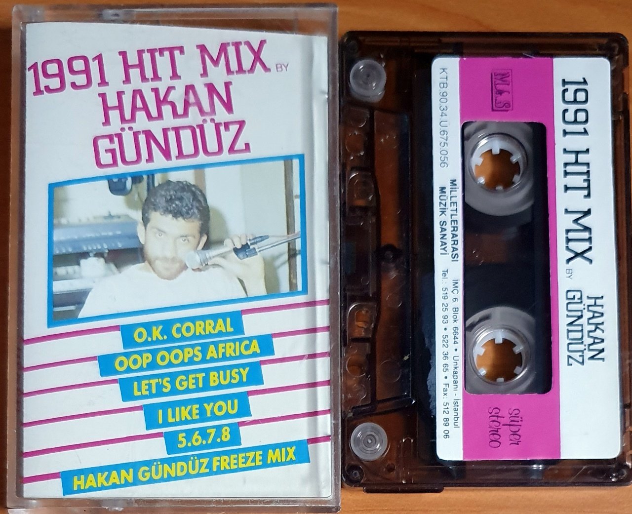1991 HIT MIX BY HAKAN GÜNDÜZ (1990) - KASET MMY 2.EL