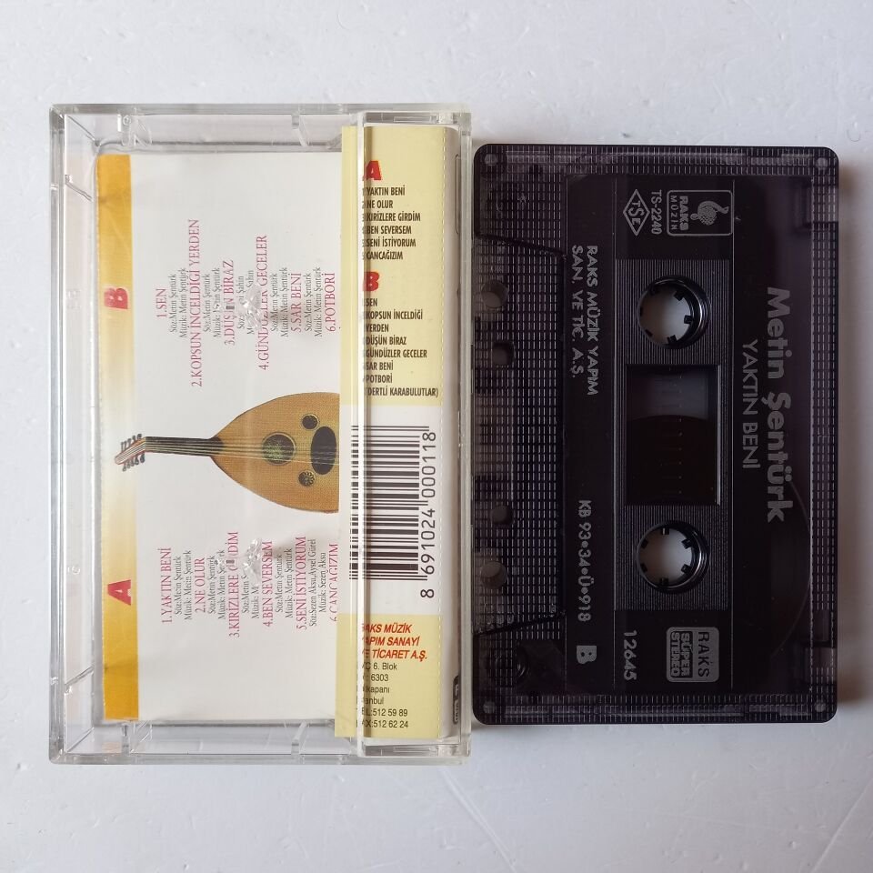 METİN ŞENTÜRK - YAKTIN BENİ (1993) - KASET 2.EL