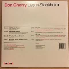 DON CHERRY - LIVE IN STOCKHOLM (1968, 1971) MAFFY FALAY, OKAY TEMİZ 2013 REISSUE 2.EL 2PLAK