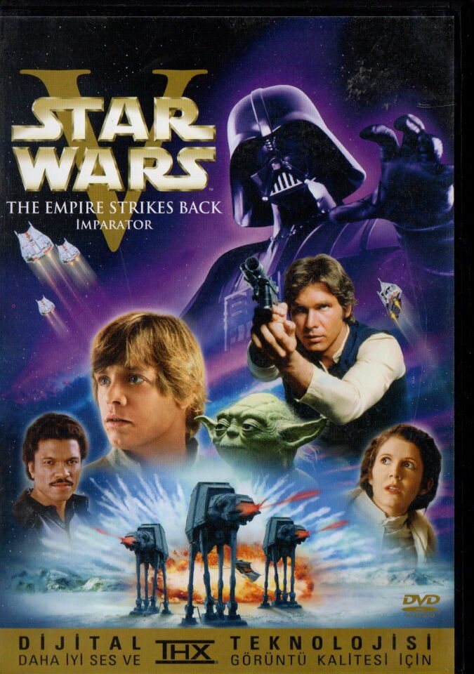 STAR WARS V THE EMPIRE STRIKES BACK - İMPARATOR - MARK HAMILL - HARRISON FORD - DVD 2.EL