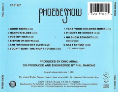 PHOEBE SNOW - PHOEBE SNOW (1995) - CD 2.EL