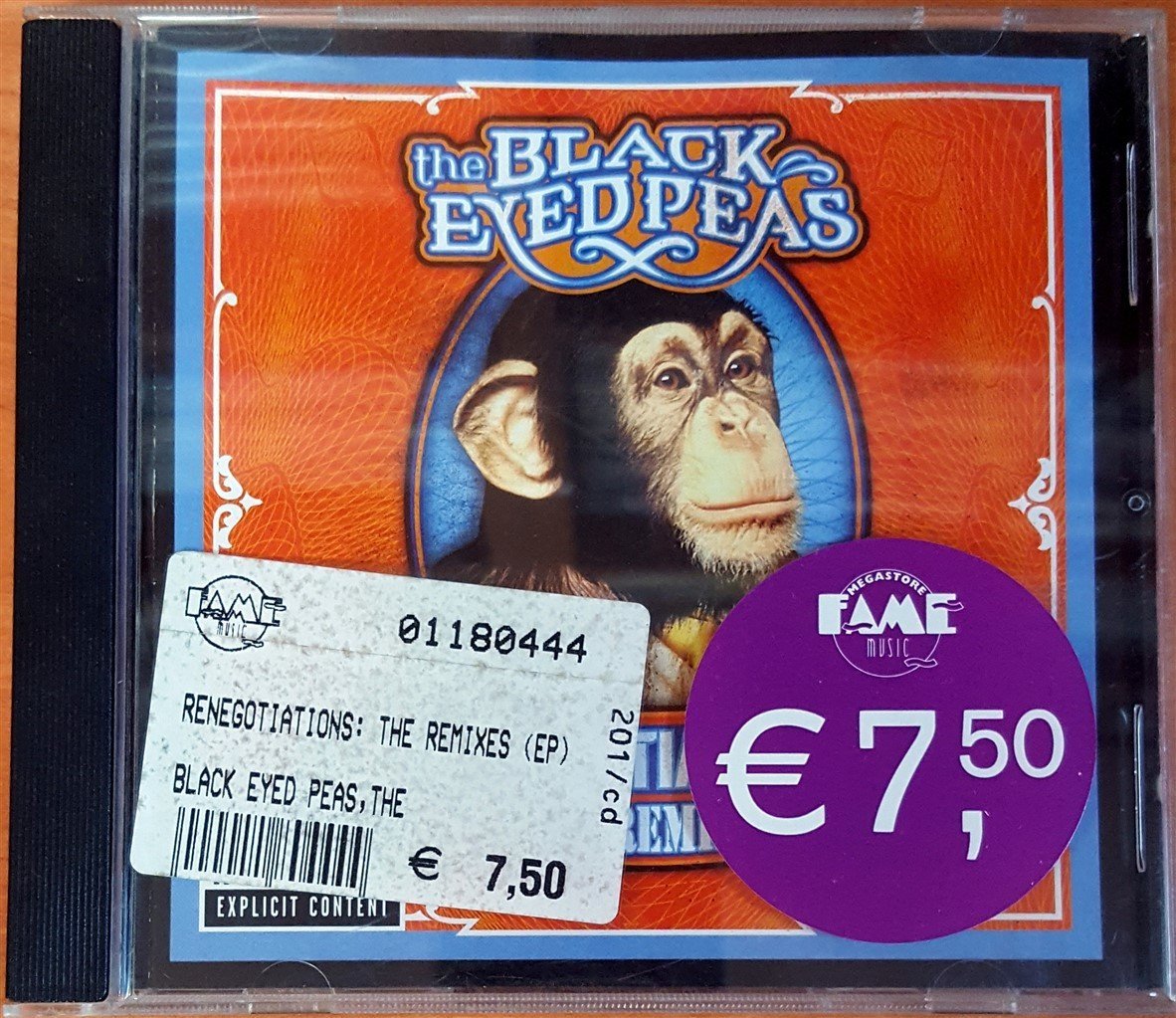 THE BLACK EYED PEAS - RENEGOTIATIONS / THE REMIXES CD 2.EL