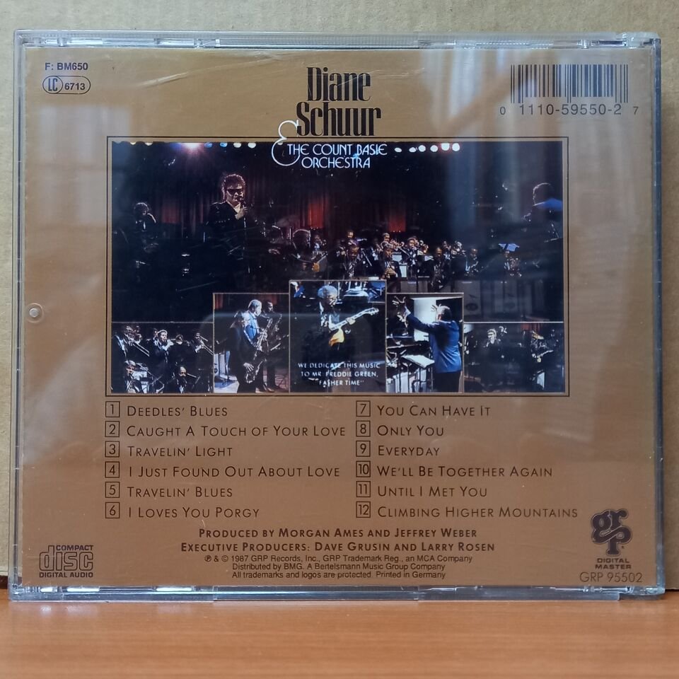 DIANE SCHUUR & COUNT BASIE ORCHESTRA – DIANE SCHUUR AND THE COUNT BASIE ORCHESTRA (1987) - CD 2.EL