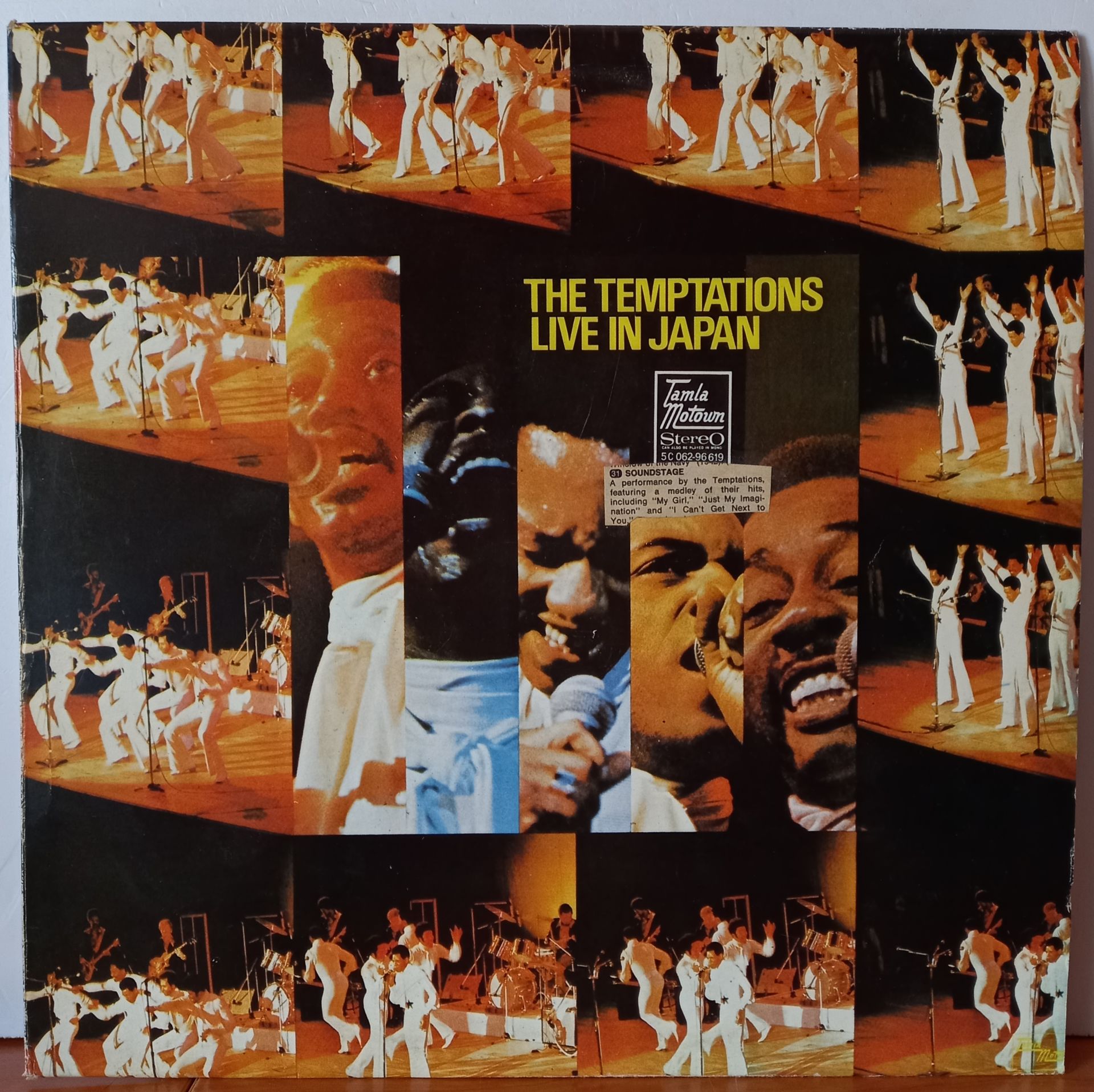 THE TEMPTATIONS – IN JAPAN (1975) - LP 2.EL PLAK