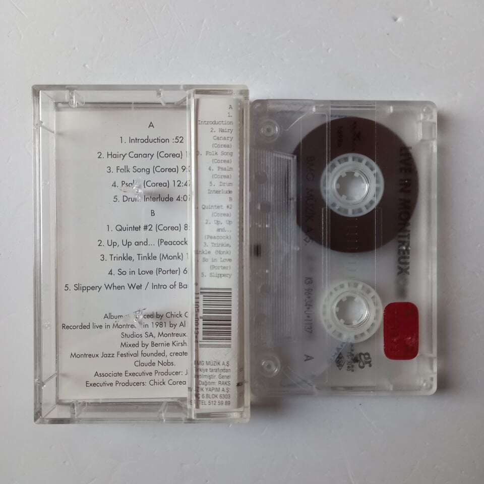 LIVE IN MONTREUX / CHICK COREA, JOE HENDERSON, ROY HAYNES, GARY PEACOCK (1996) - KASET 2.EL