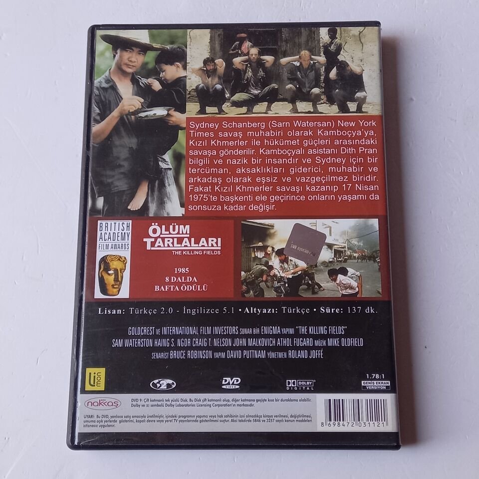 ÖLÜM TARLALARI - THE KILLING FIELDS - DVD 2.EL