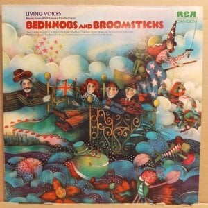 BEDKNOBS AND BROOMSTICKS - LIVING VOICES / MUSIC FROM WALT DISNES PRODUCTION (1971) - LP 2.EL PLAK