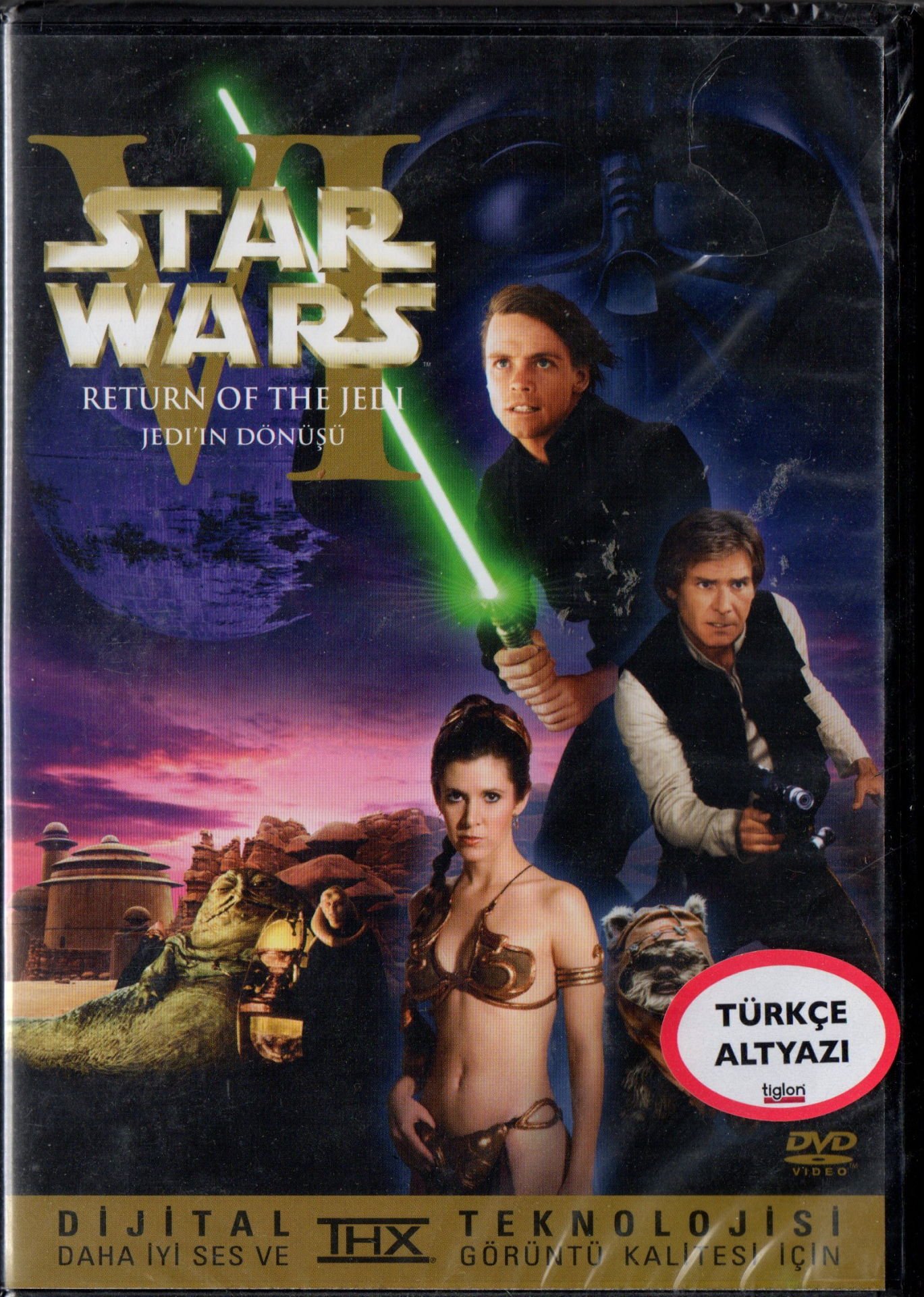 STAR WARS VI RETURN OF THE JEDI - JEDI'IN DÖNÜŞÜ - MARK HAMILL - HARRISON FORD - DVD AMBALAJINDA SIFIR