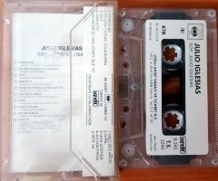 JULIO IGLESIAS - SOY (1990) UZELLI CASSETTE MADE IN TURKEY ''USED'' PAPER LABEL