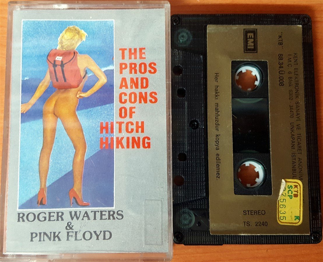 ROGER WATERS - THE PROS AND CONS OF HITCH HIKING (1988) KENT CASSETTE MADE IN TURKEY ''USED'' PAPER LABEL