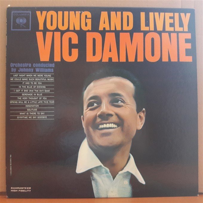 VIC DAMONE - YOUNG AND LIVELY - LP 2.EL PLAK