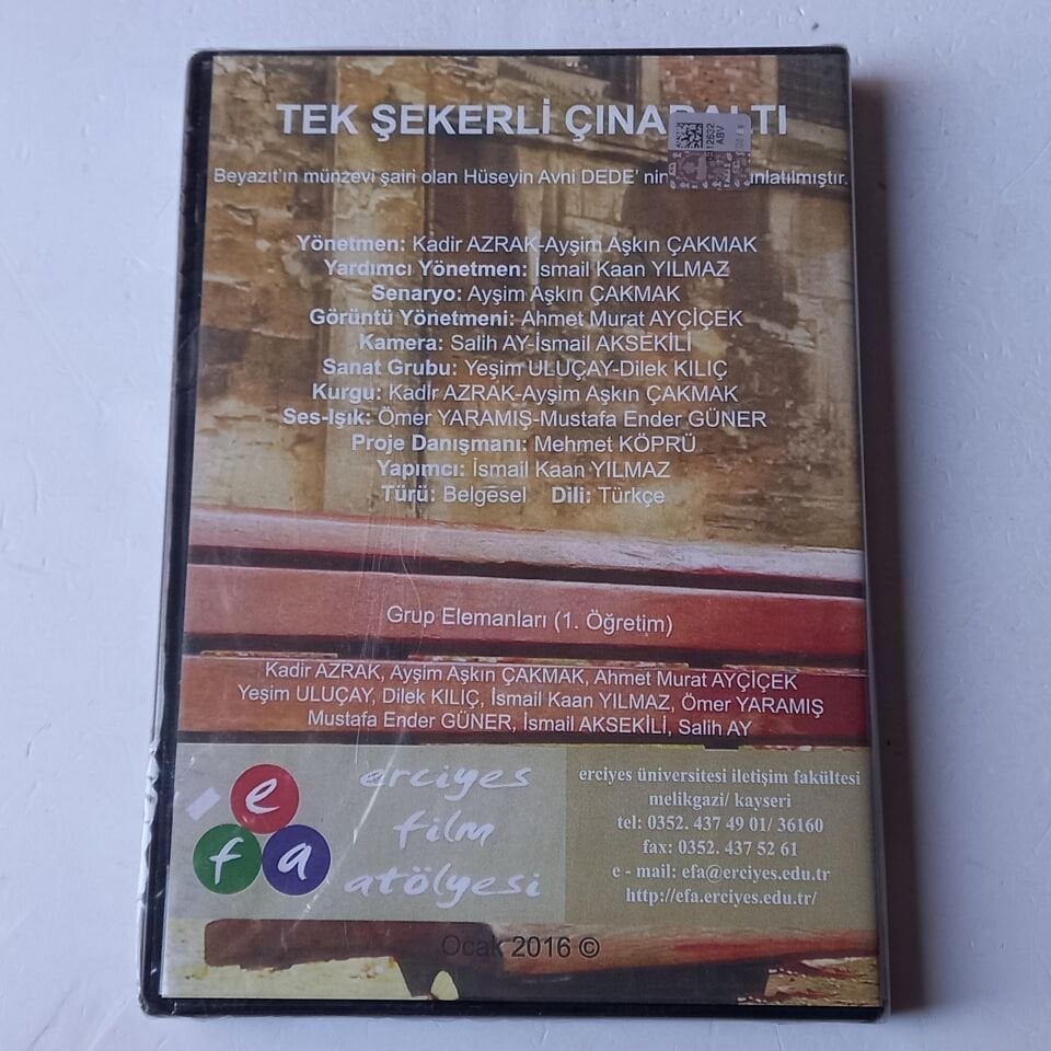 TEK ŞEKERLİ ÇINARALTI - DVD AMBALAJINDA SIFIR