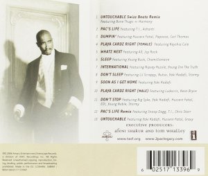 2PAC (TUPAC) - PAC'S LIFE (2006) - CD HIP HOP SIFIR