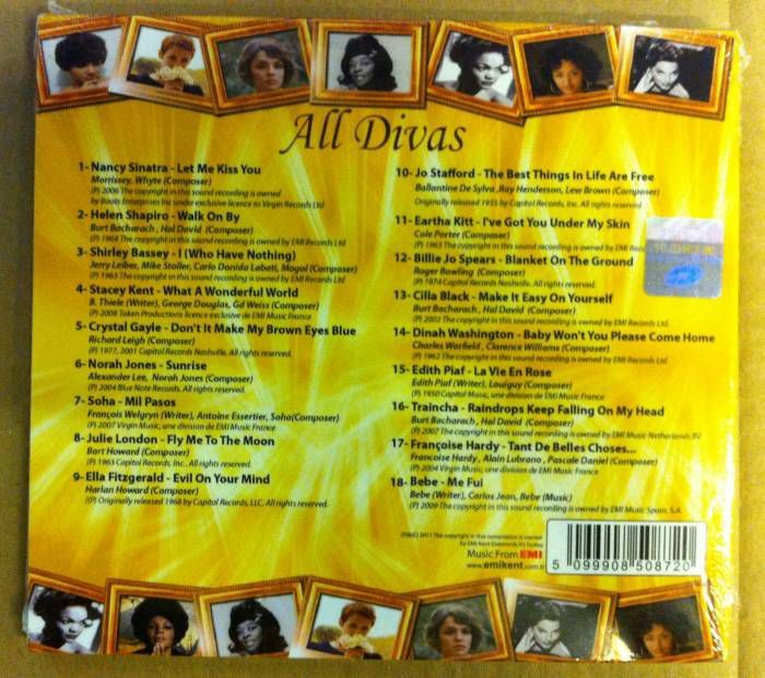 ALL DIVAS KARIŞIK POP CD SIFIR