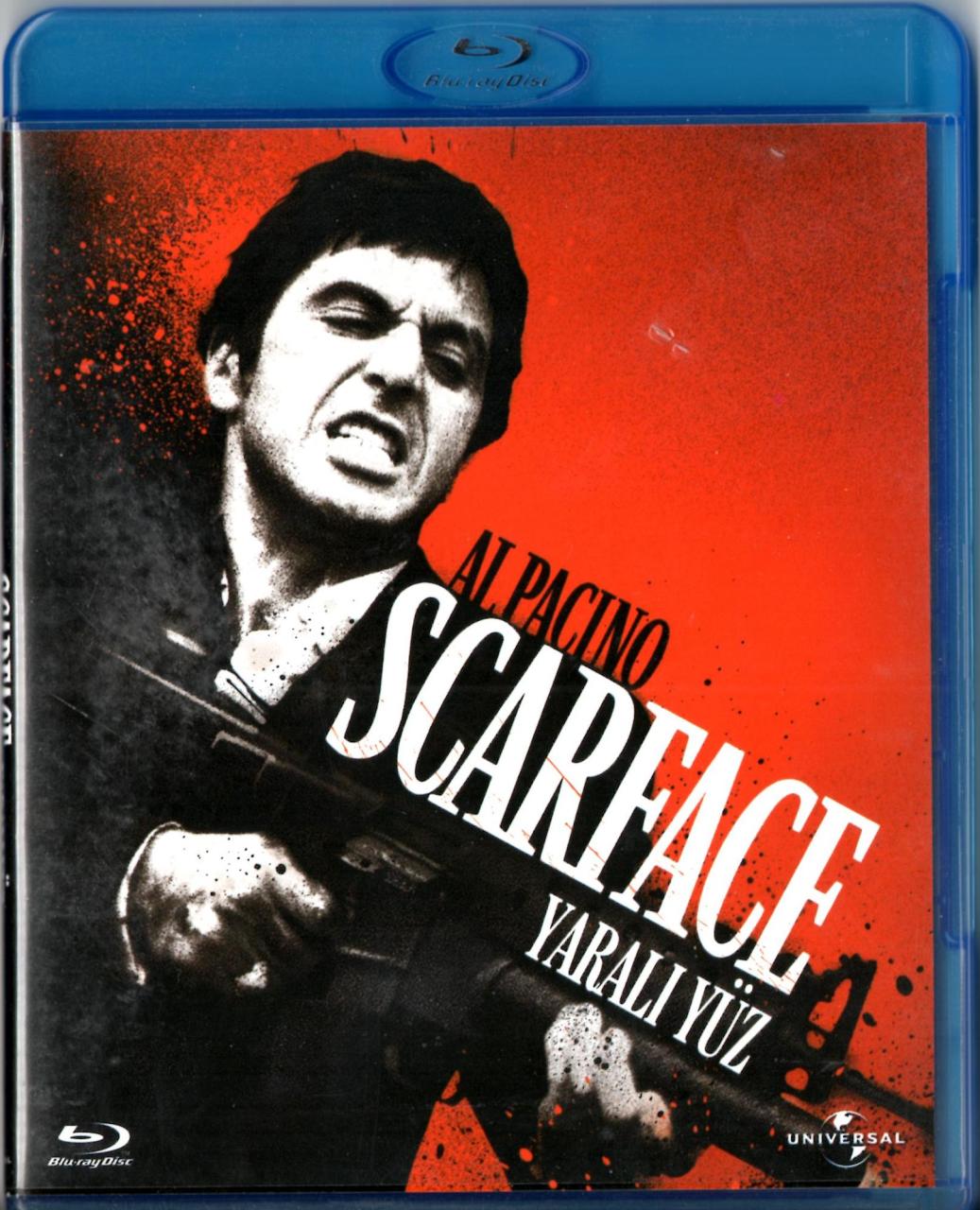 SCARFACE - YARALI YÜZ - AL PACINO - BRIAN DE PALMA - BLU-RAY 2.EL