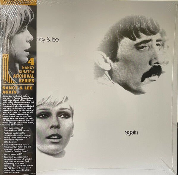 NANCY SINATRA & LEE HAZLEWOOD - NANCY & LEE AGAIN (1972) -  LP COLOURED/RENKLİ 2023 EDITION GATEFOLD SIFIR PLAK
