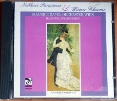 NOBLESSE PARISIENNE & WIENER CHARME / MAURICE RAVEL ORCHESTER WIEN, JEAN-PHILLIPPE ROUCHON (1989) - CD DIVERTIMENTO 2.EL