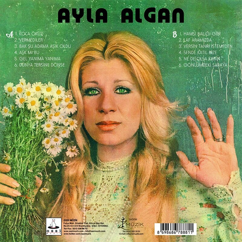 AYLA ALGAN - EN İYİLERİYLE (1976) - LP 2023 BASIM SIFIR PLAK