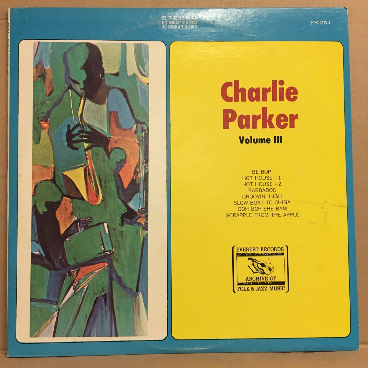 CHARLIE PARKER VOLUME III (1972) 2.EL PLAK