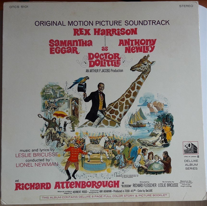 DOCTOR DOLITTLE - SOUNDTRACK - 2.EL PLAK