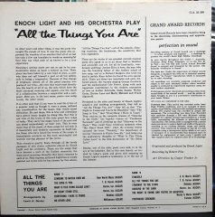 ENOCH LIGHT - ALL THE THINGS YOU ARE - PLAK 2.EL