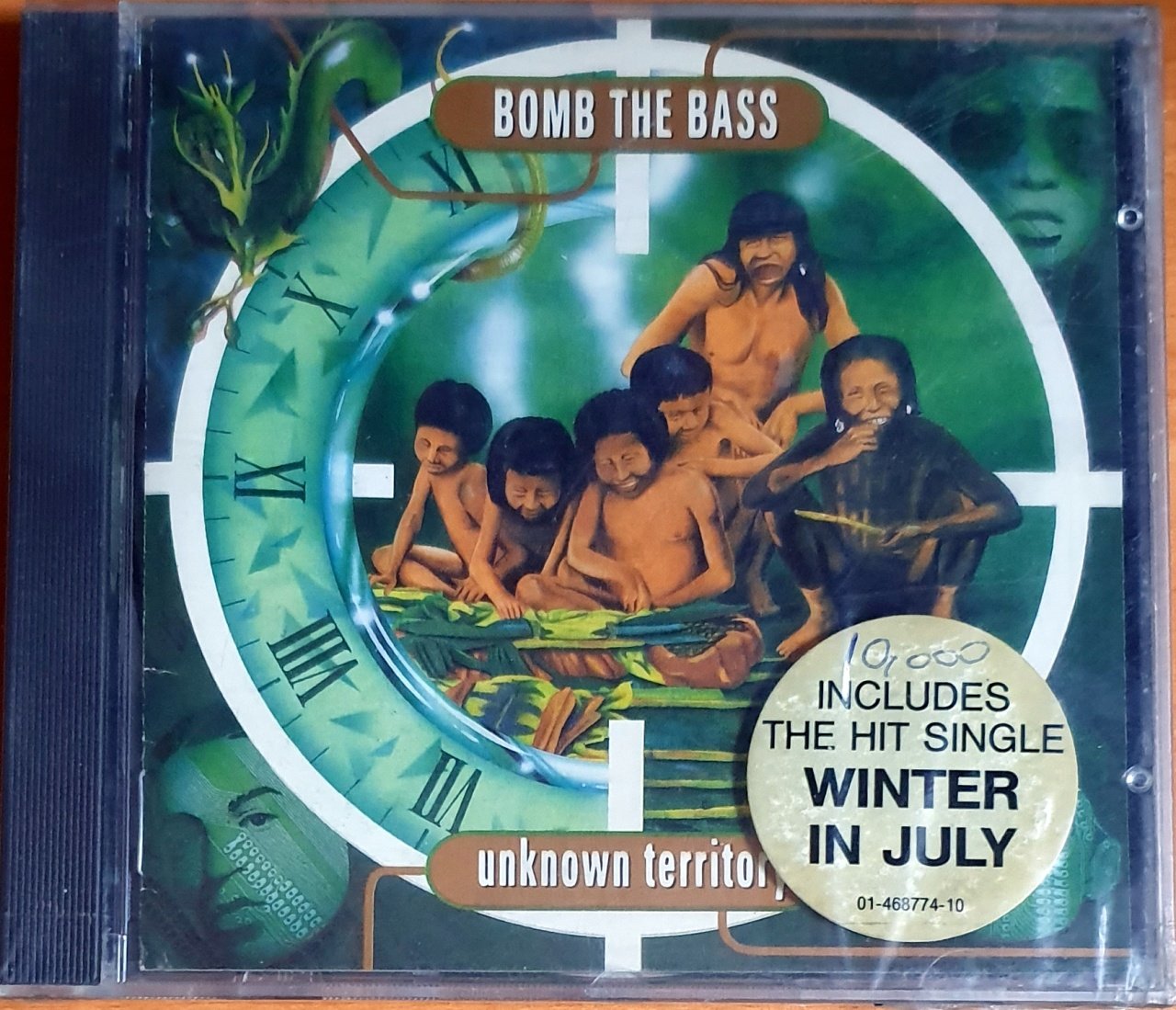BOMB THE BASS - UNKNOWN TERRITORY (1991) - CD SIFIR