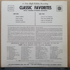 CLASSIC FAVORITES / THE ROYAL VIENNESE SYMPHONIC ORCHESTRA - LP 2.EL PLAK