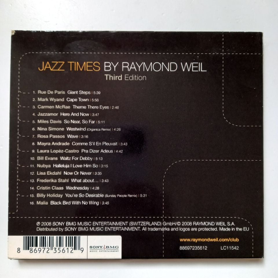 JAZZ TIMES BY RAYMOND WEIL THIRD EDITION / MILES DAVIS, NINA SIMONE, MALIA, LISA EKDAHL, BILL EVANS (2008) - CD 2.EL