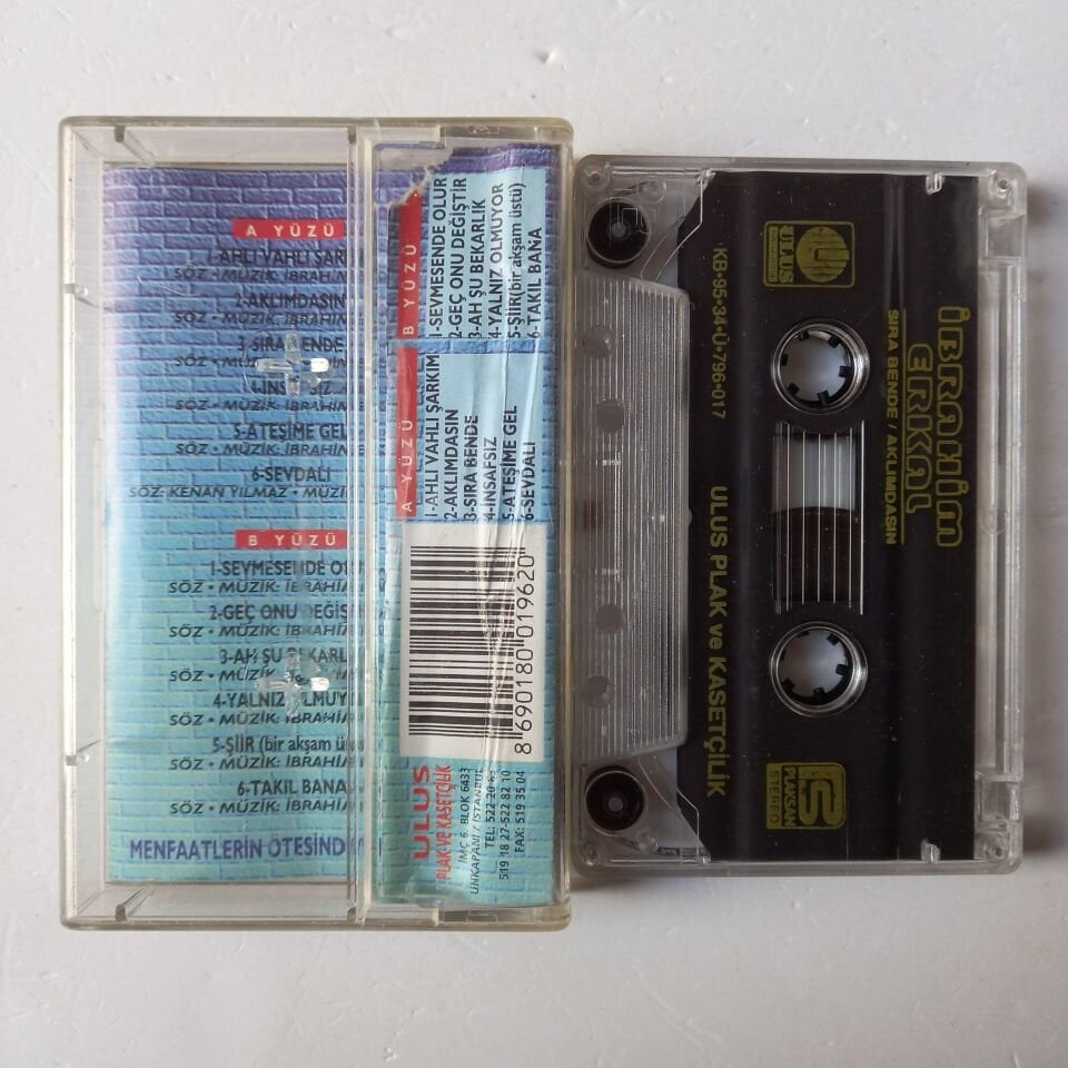 İBRAHİM ERKAL - SIRA BENDE / AKLIMDASIN (1995) - KASET 2.EL
