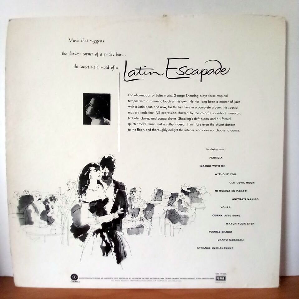THE GEORGE SHEARING QUINTET – LATIN ESCAPADE (1957) - LP 2.EL PLAK