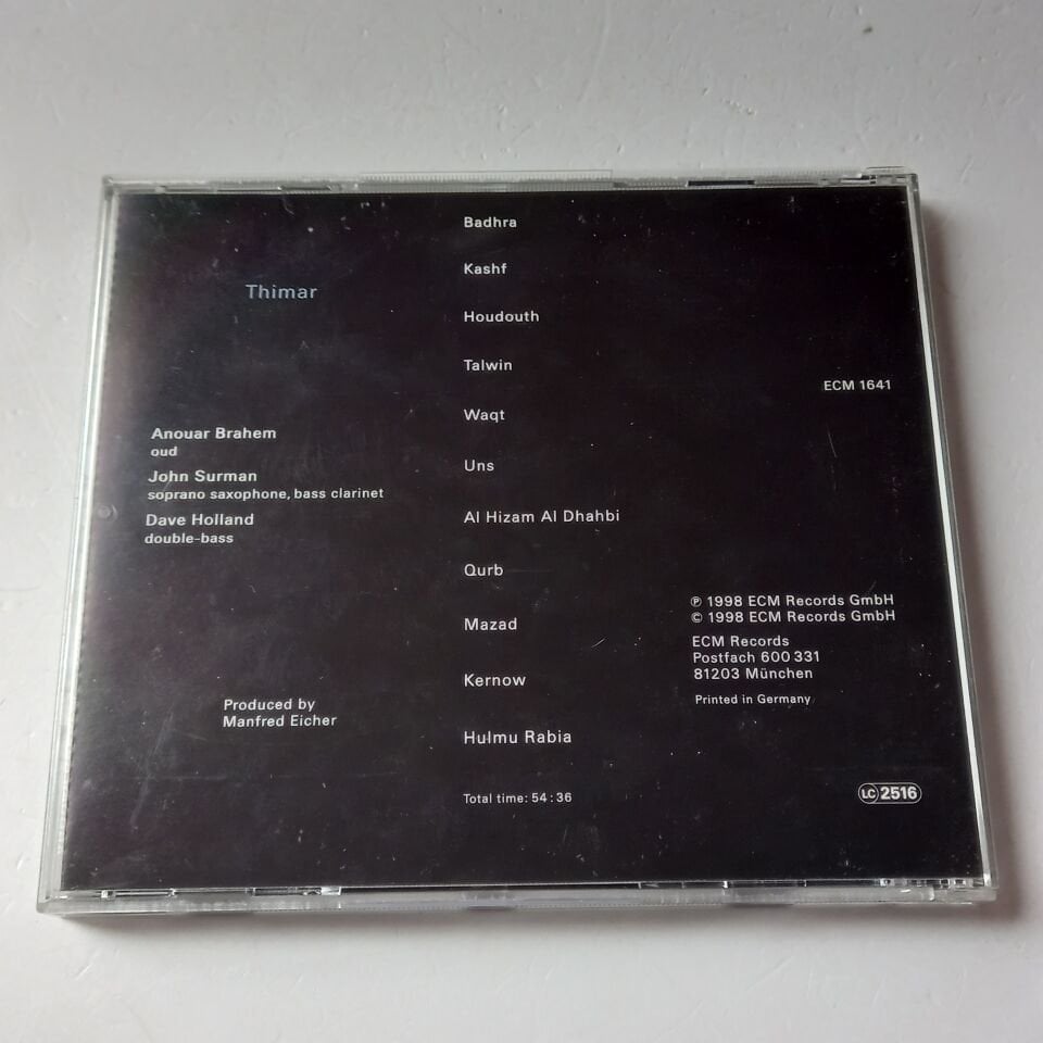 ANOUAR BRAHEM – THIMAR (1998) - CD 2.EL