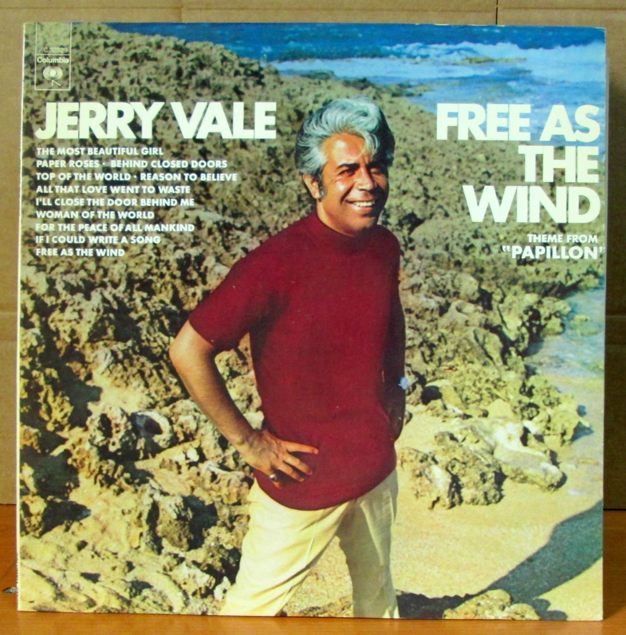 JERRY VALE - FREE AS THE WIND LP 2.EL