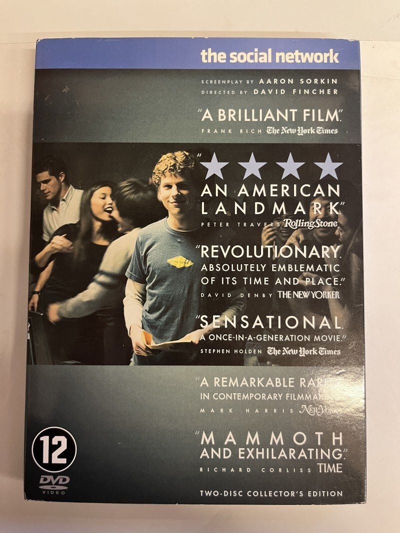 THE SOCIAL NETWORK - DAVID FINCHER - 2 DVD 2.EL TÜRKÇE ALTYAZI YOKTUR