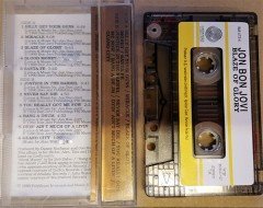 BLAZE OF GLORY JON BON JOVI CASSETTE 1990 PAPER LABEL MADE IN TURKEY ''USED''