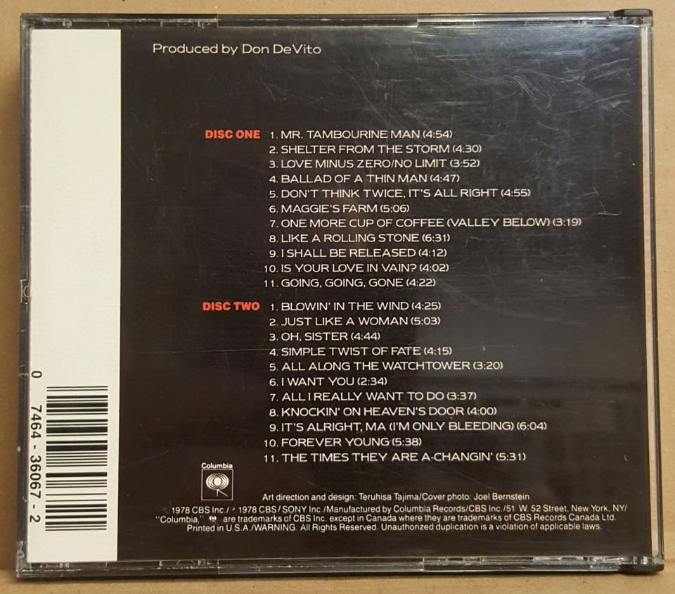 BOB DYLAN - AT BUDOKAN (1978) - 2CD MADE IN USA  FAT DOUBLE JEWEL CASE 2.EL
