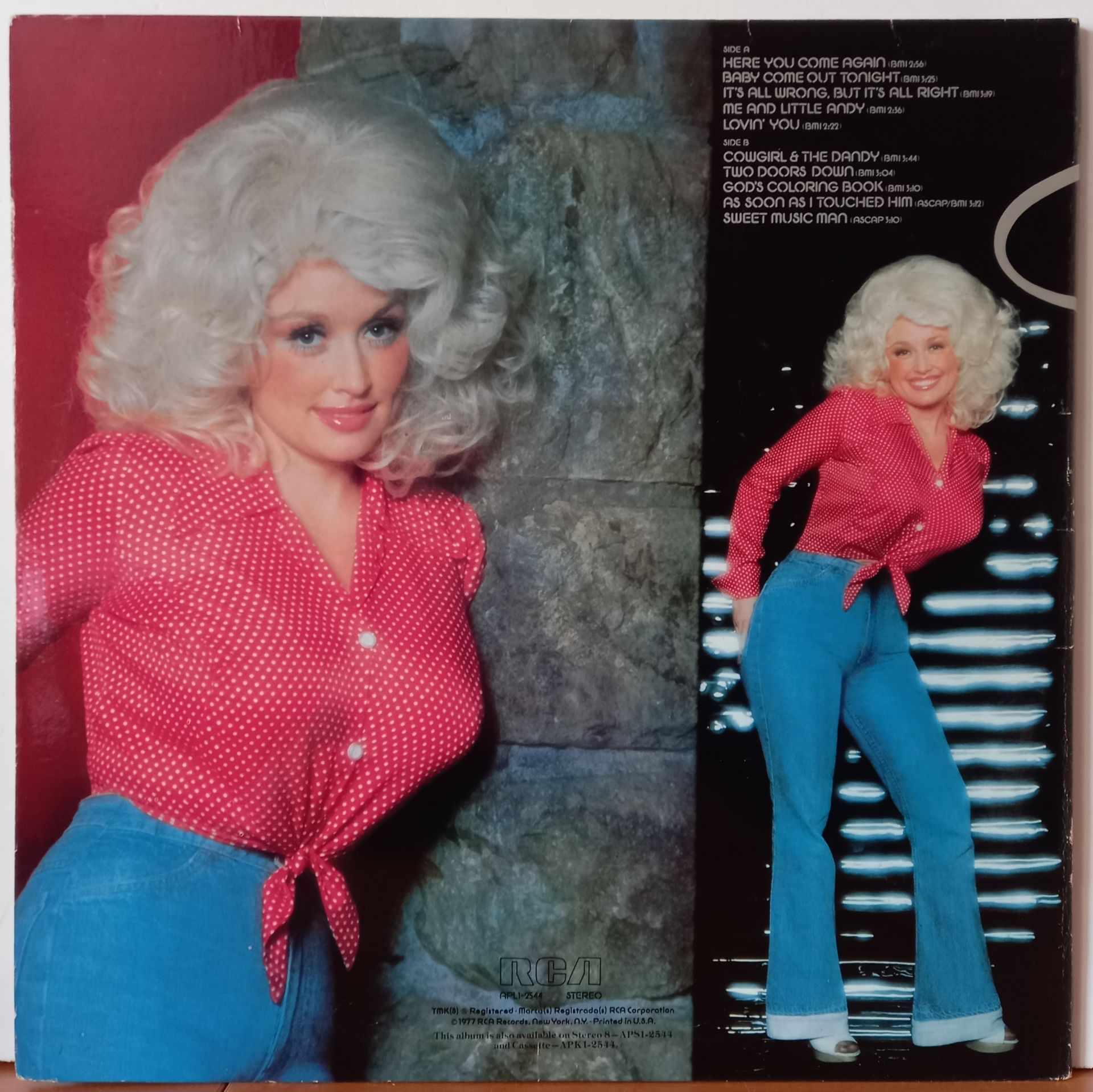 DOLLY PARTON – HERE YOU COME AGAIN (1977) - LP 2.EL PLAK