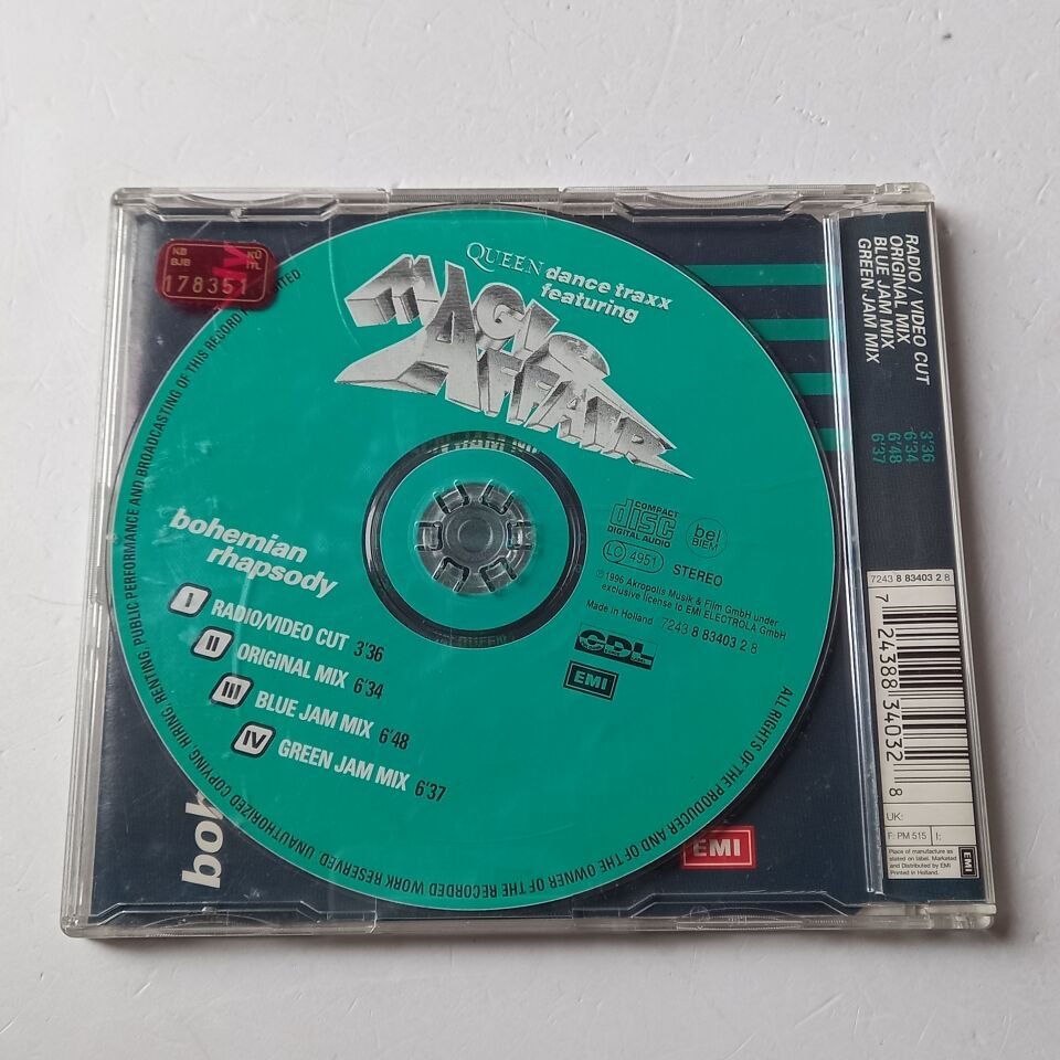 QUEEN DANCE TRAXX FEATURING MAGIC AFFAIR – BOHEMIAN RHAPSODY (1996) - CDSINGLE 2.EL