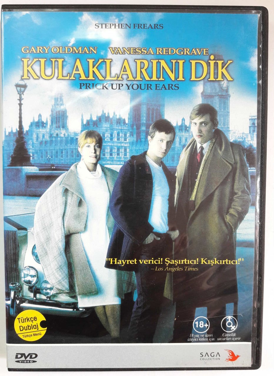 PRICK UP YOUR EARS - KULAKLARINI DİK - GARY OLDMAN, STEPHEN FREARS - DVD AMBALAJINDA SIFIR