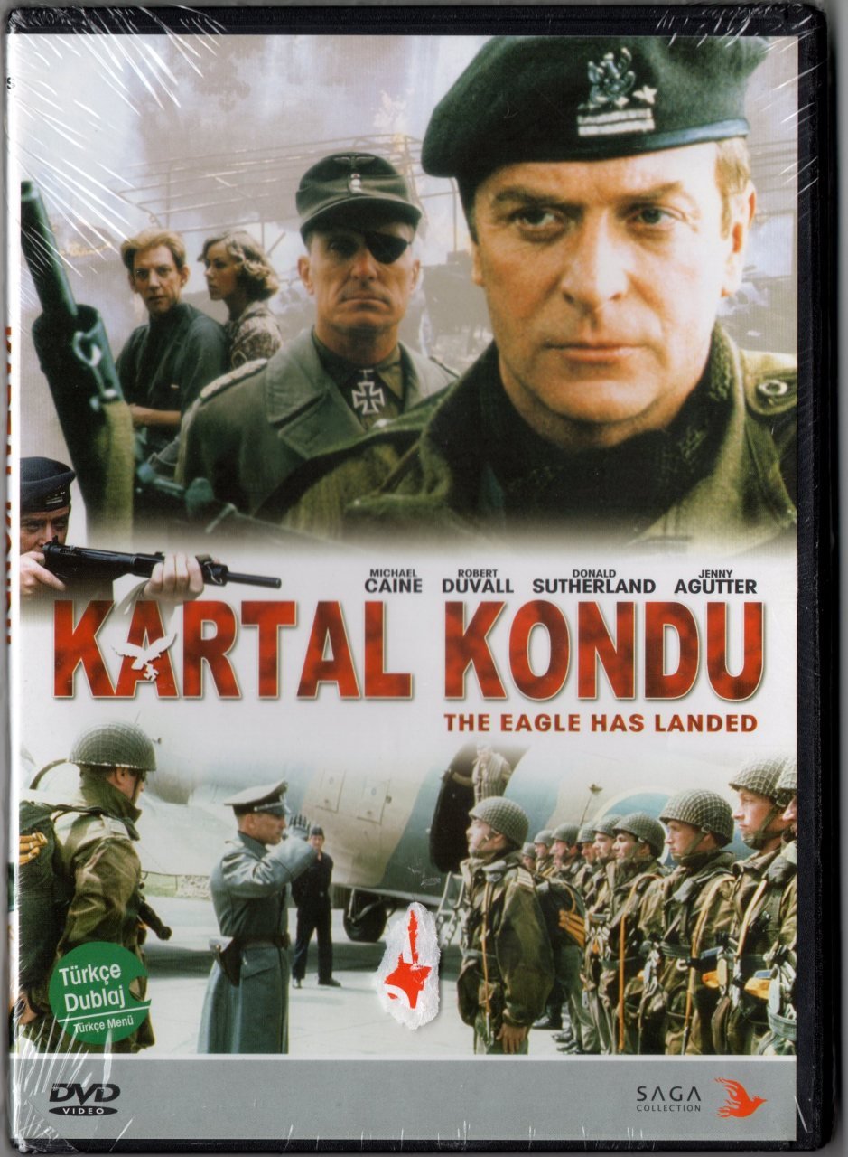 KARTAL KONDU - THE EAGLE HAS LANDED - MICHAEL CAINE - ROBERT DUVALL - DONALD SUTHERLAND - DVD 2.EL