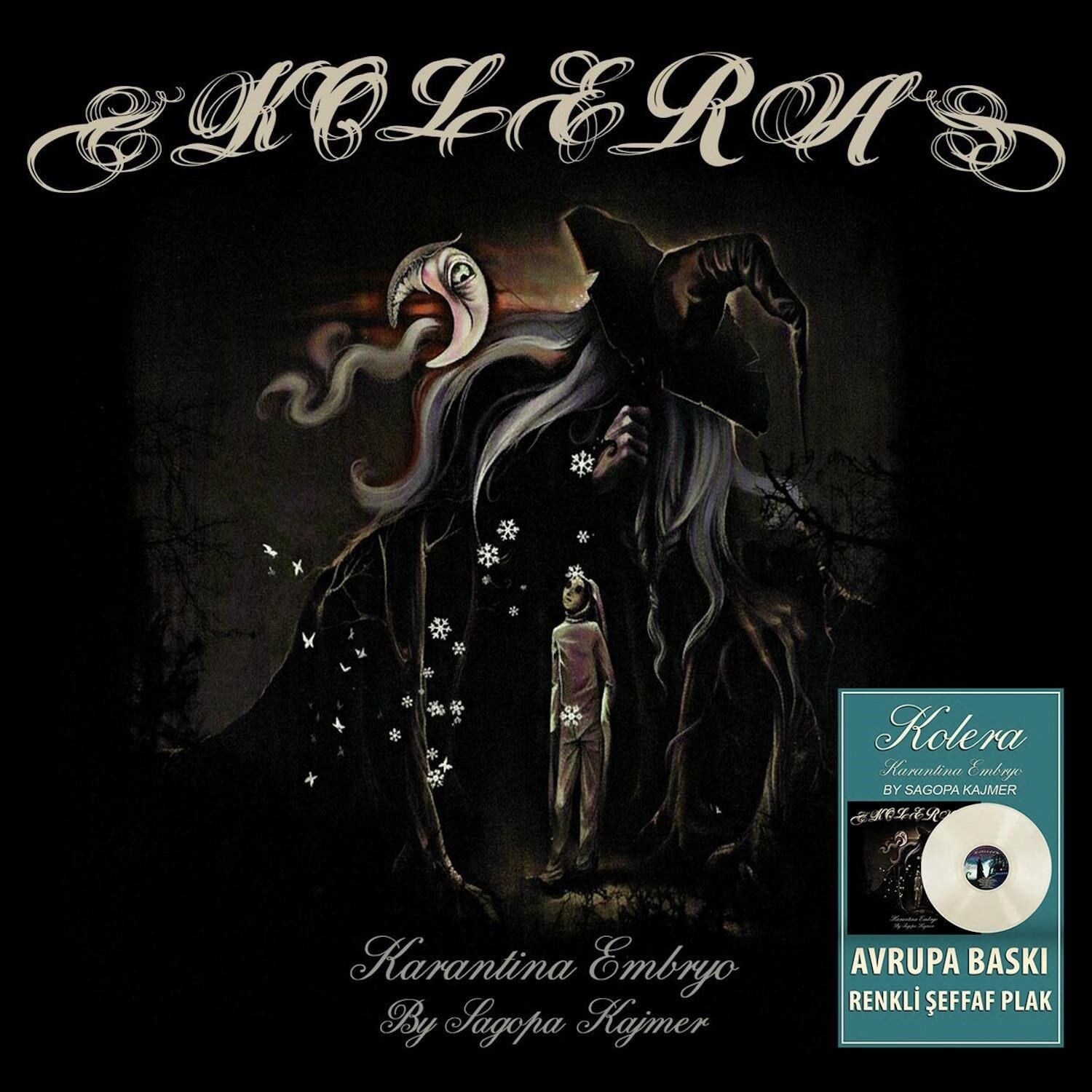 KOLERA - KARANTINA EMBRYO (2005) - LP 2026 ŞEFFAF BEYAZ RENKLİ SIFIR PLAK