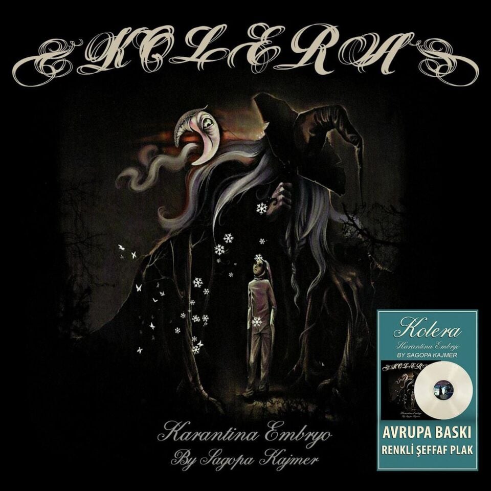 KOLERA - KARANTINA EMBRYO (2005) - LP 2026 ŞEFFAF BEYAZ RENKLİ SIFIR PLAK