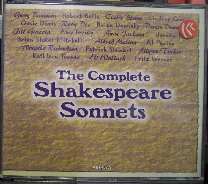 THE COMPLETE SHAKESPEARE SONNETS  2CD 2.EL