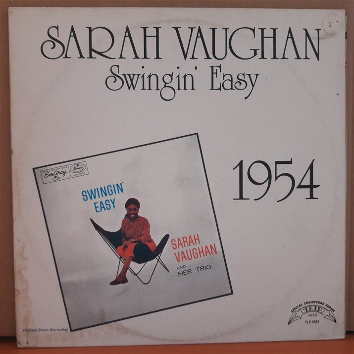 SARAH VAUGHAN - SWINGIN' EASY - PLAK 2.EL