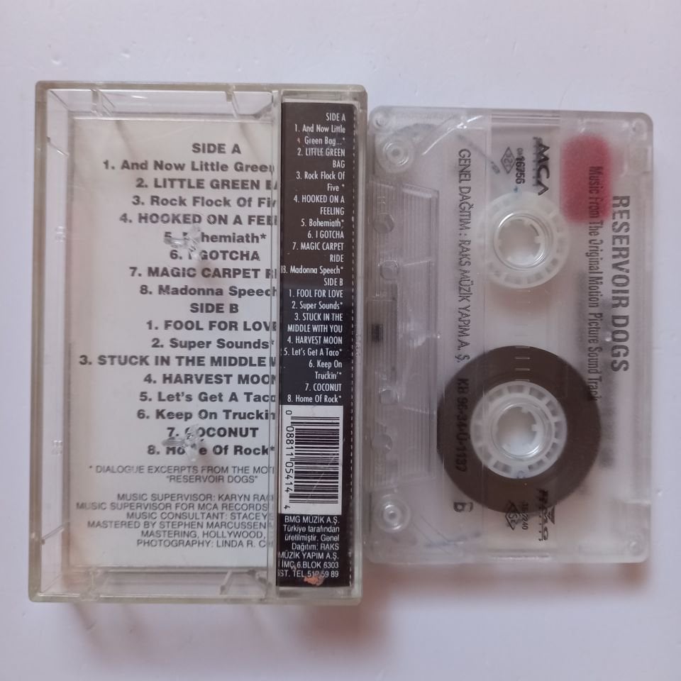 RESERVOIR DOGS / SOUNDTRACK (1996) - KASET 2.EL