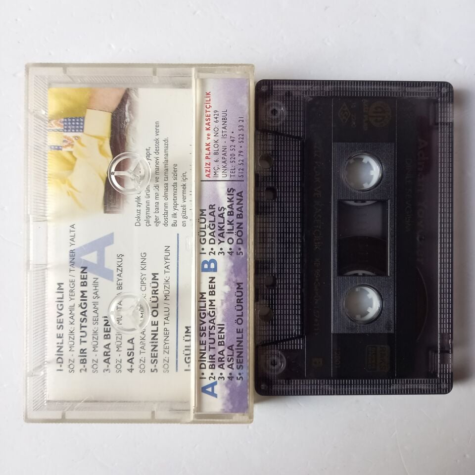 ADNAN YAVUZER - DİNLE SEVGİLİM (1993) - KASET 2.EL