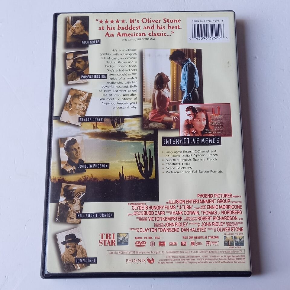 U-TURN - OLIVER STONE, SEAN PENN, JENNIFER LOPEZ - DVD 2.EL