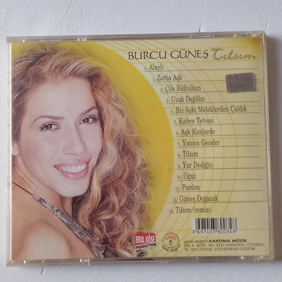 BURCU GÜNEŞ – TILSIM (2001) - CD 2.EL